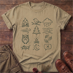 Camping emoji T-Shirt