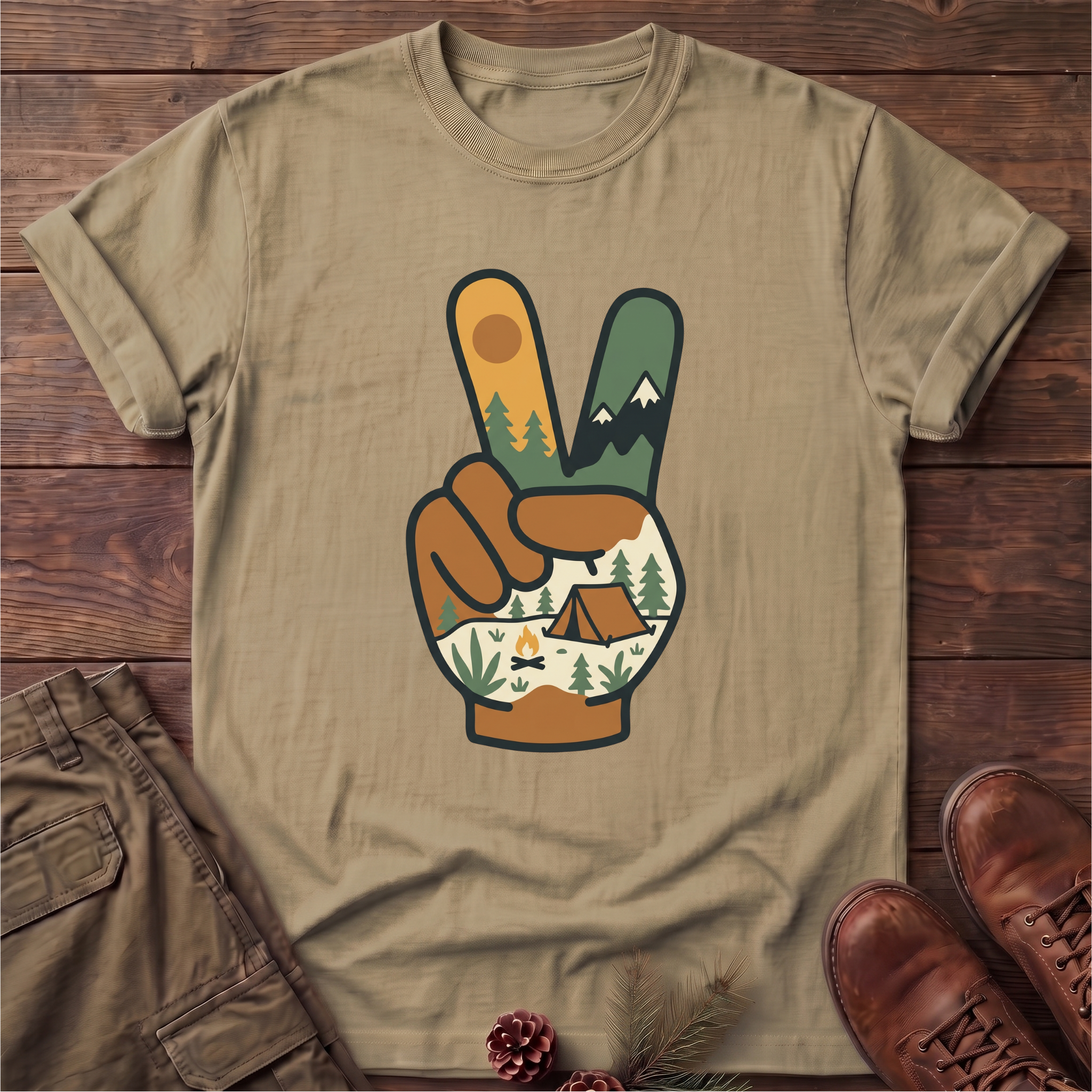 Peace Camping T-Shirt