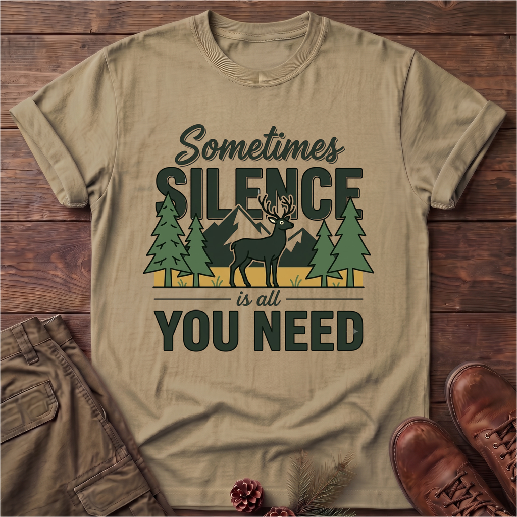 sometimes silence is all you need T-Shirt