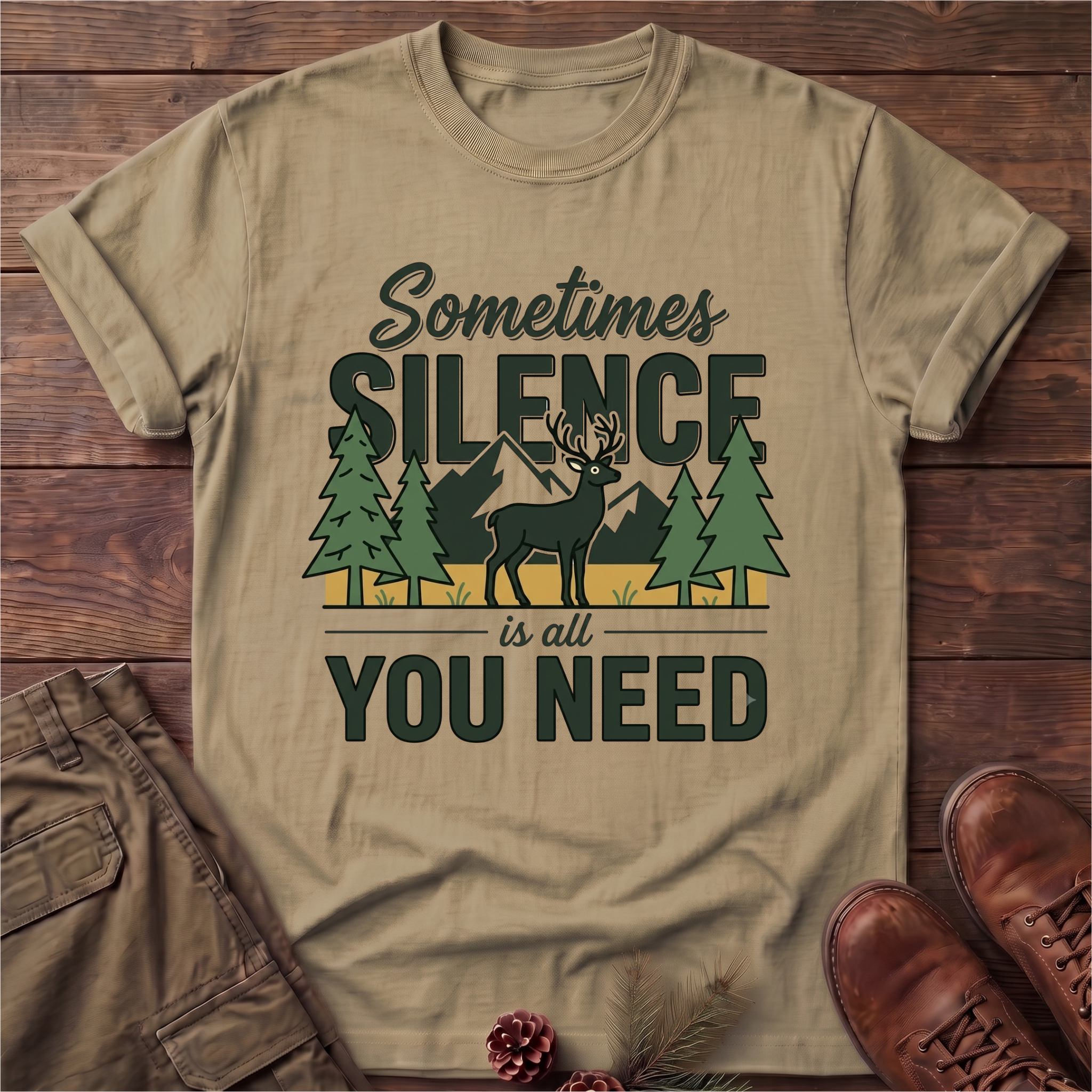 sometimes silence is all you need T-Shirt