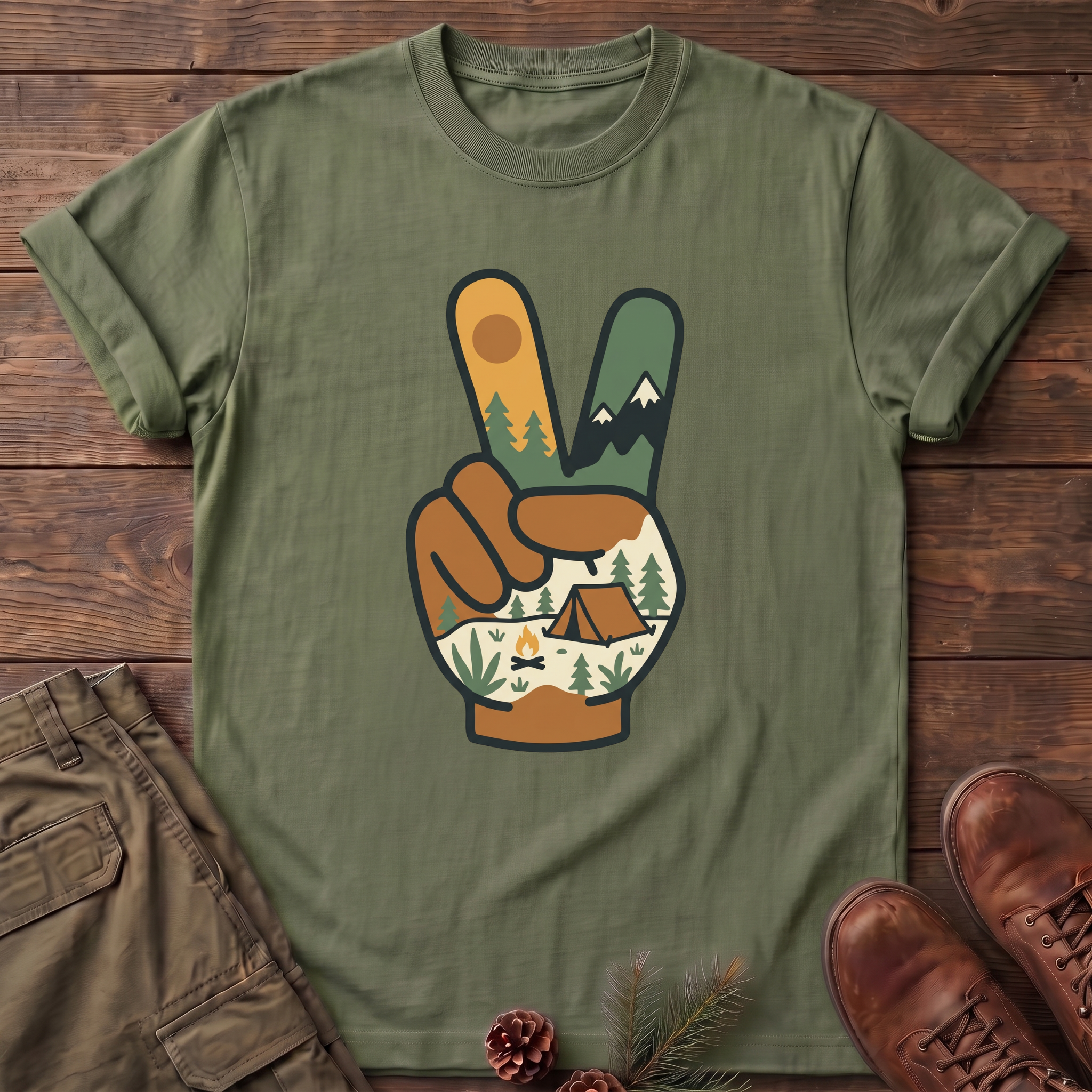 Peace Camping T-Shirt