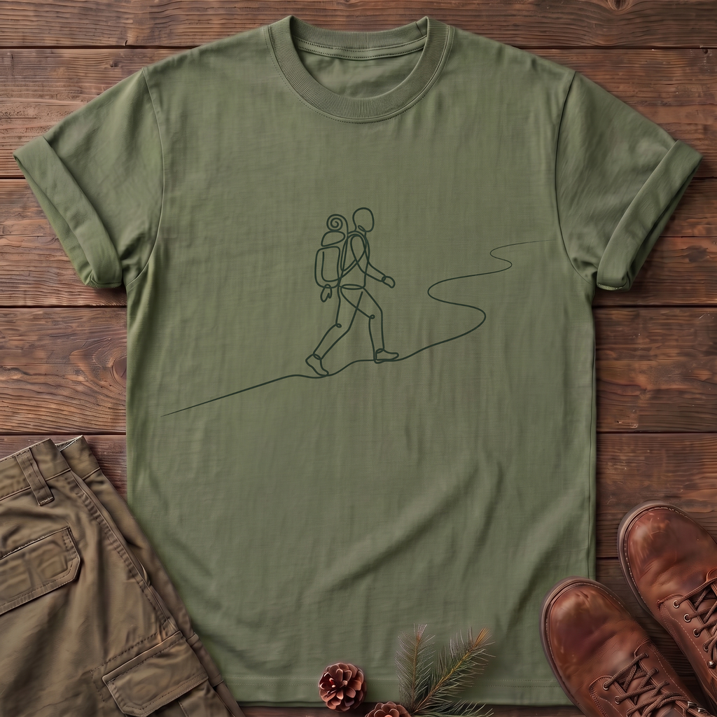 Solo Camper line art T-Shirt