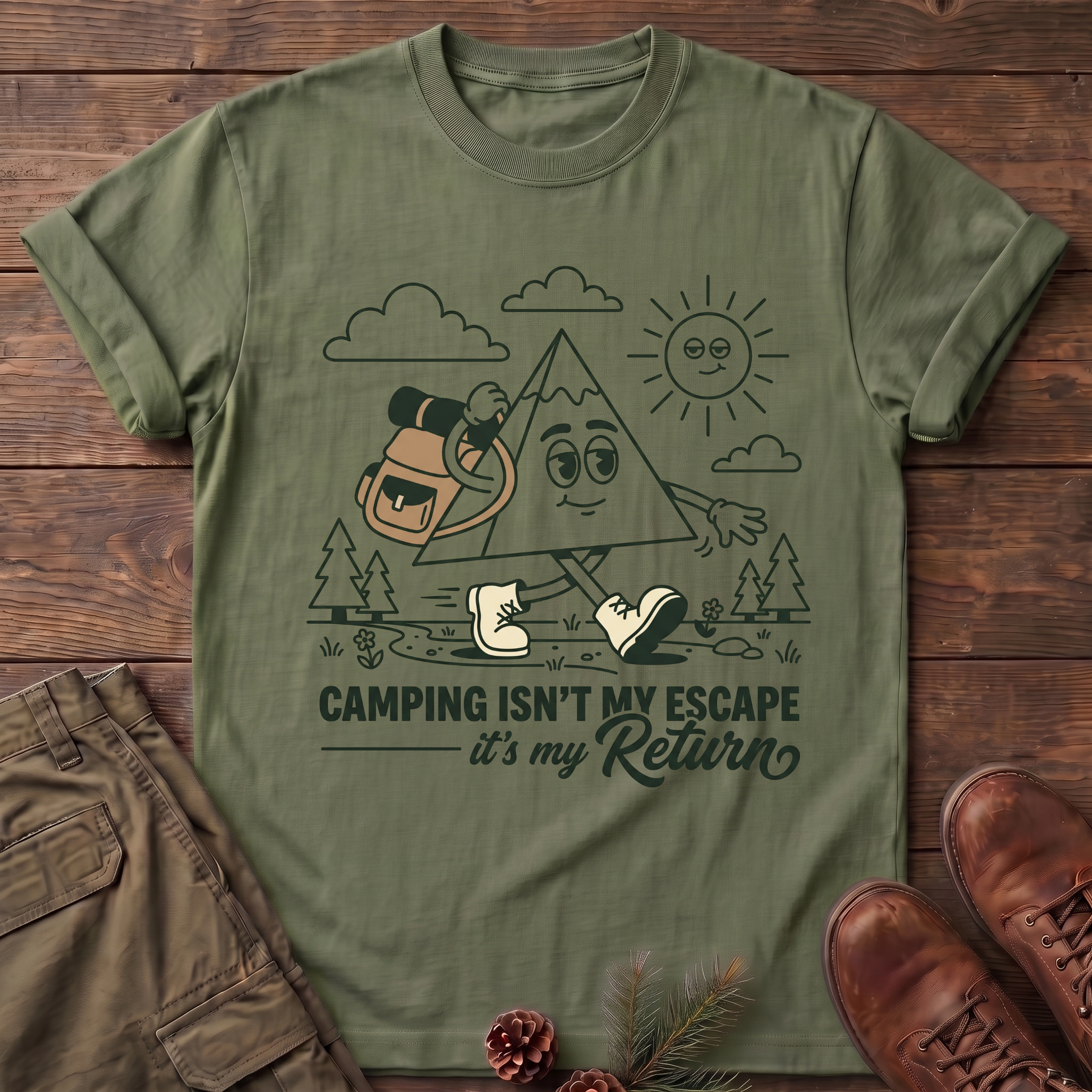 Camping is my Return T-Shirt