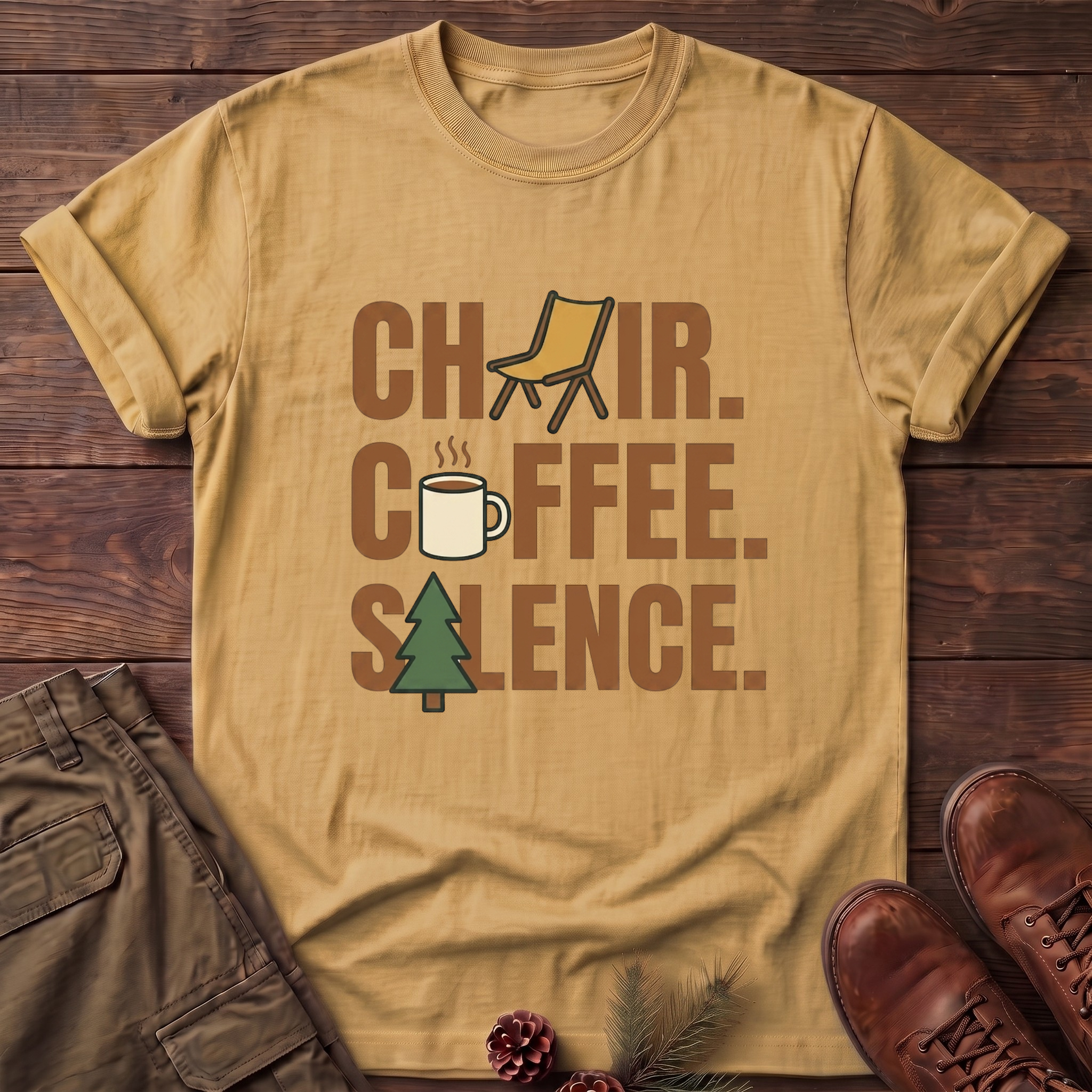 Chair Coffee Silence T-Shirt