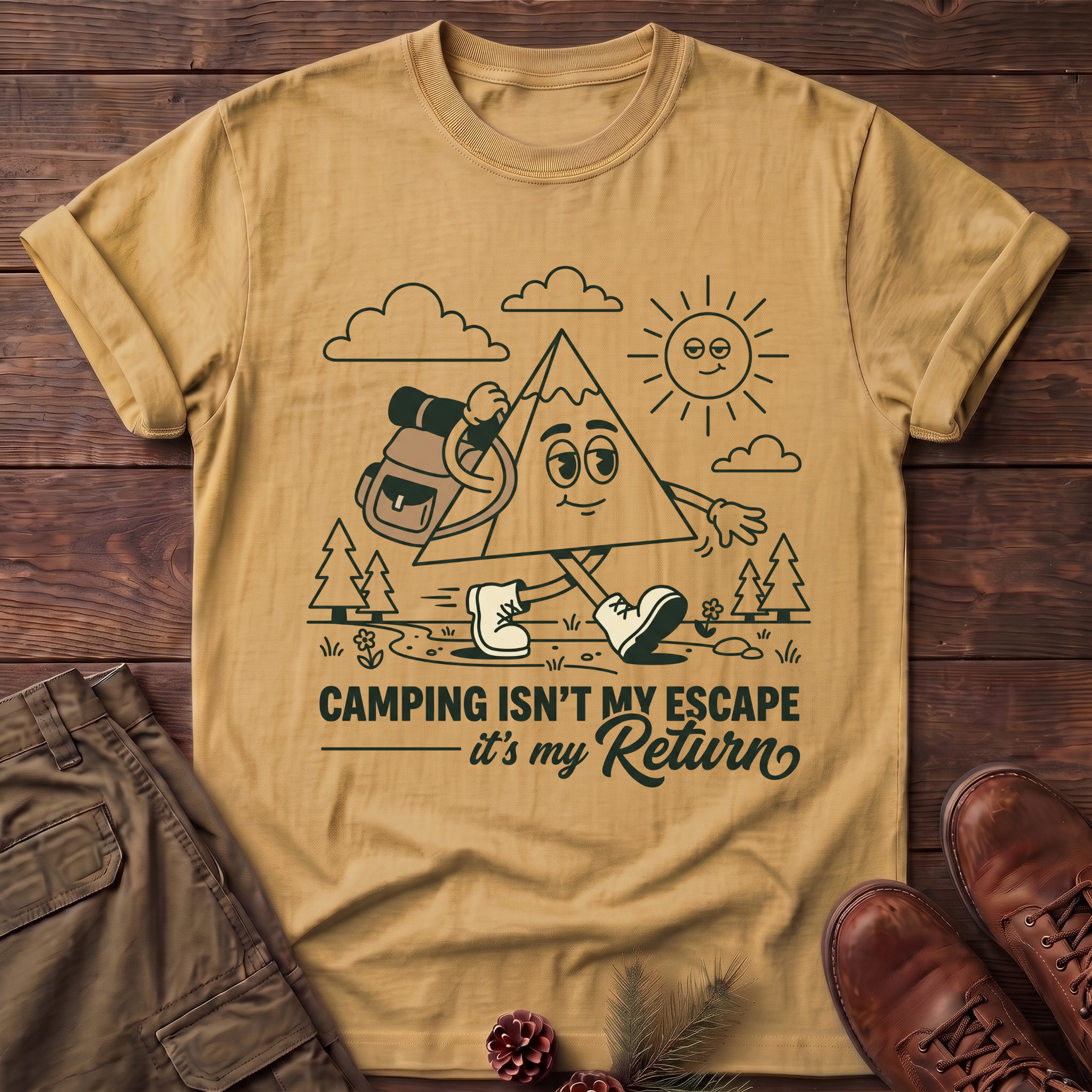 Camping is my Return T-Shirt