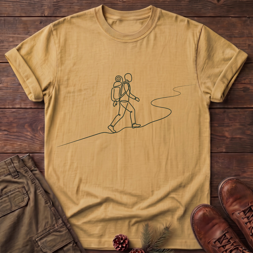 Solo Camper line art T-Shirt