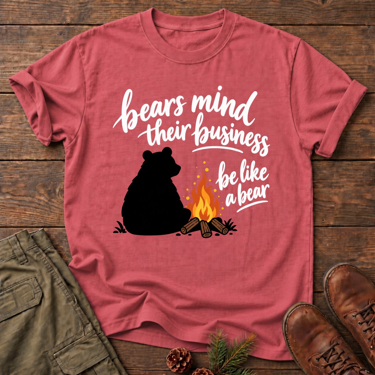 like a bear T-shirt