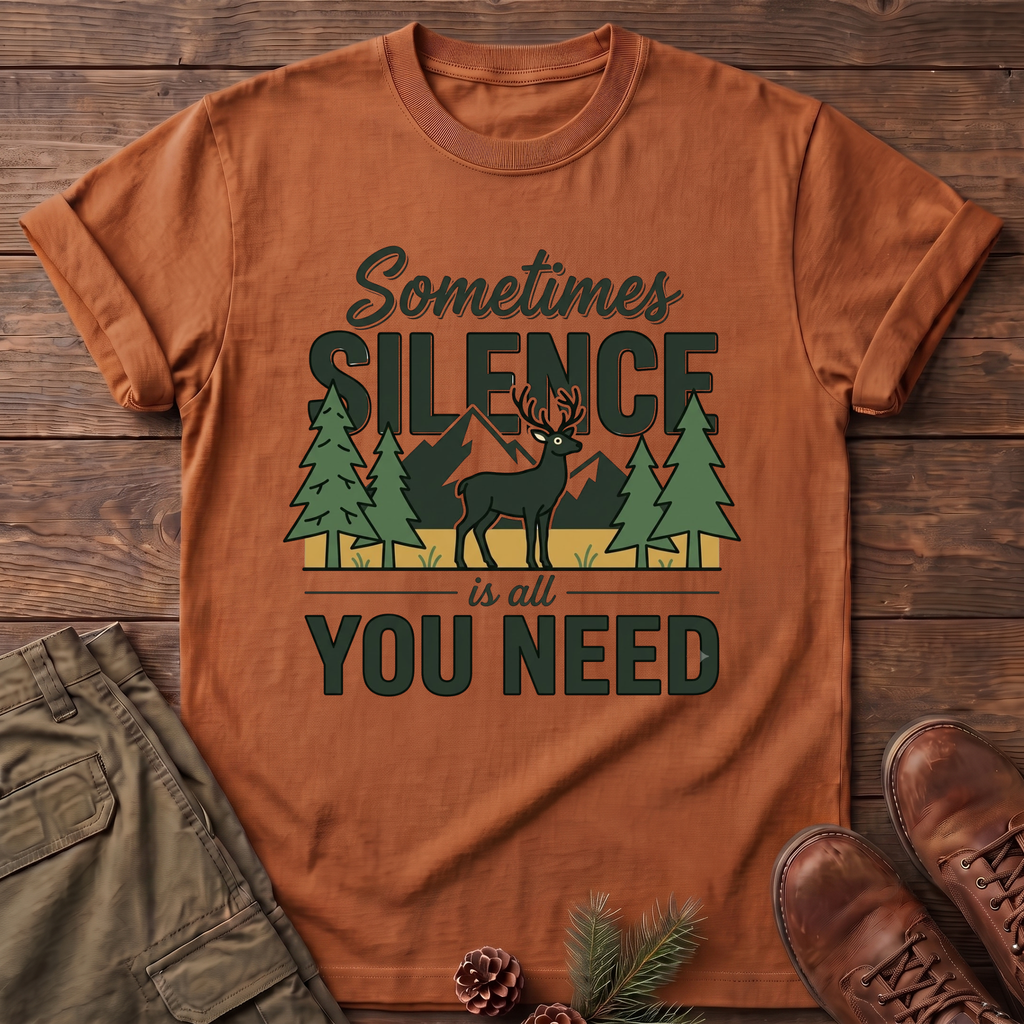 sometimes silence is all you need T-Shirt