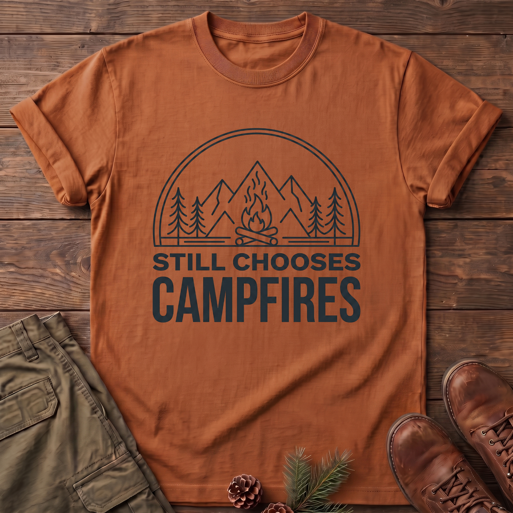 Still Chooses Campfires T-Shirt